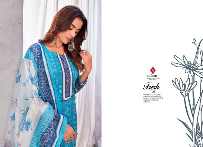 Gazal By Tanishk Lawn Cotton Dress Material Wholesale Market In Surat
